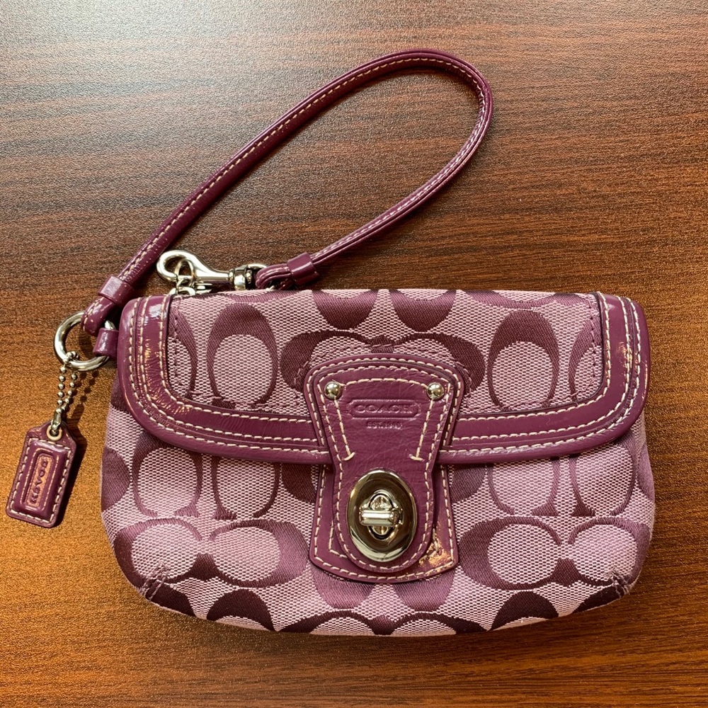 Coach wristlet